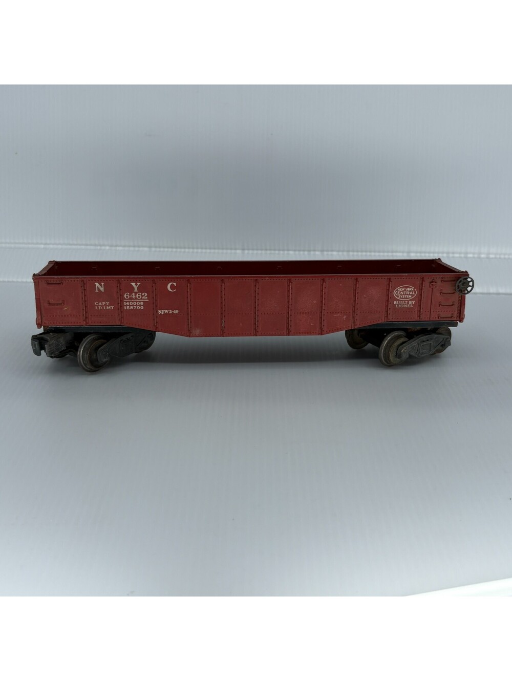 Lionel Postwar O Gauge 6462 New York Central Gondola With Box